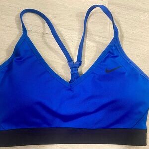 Nike Blue Dri Fit Sports Bra w/Removable Pads